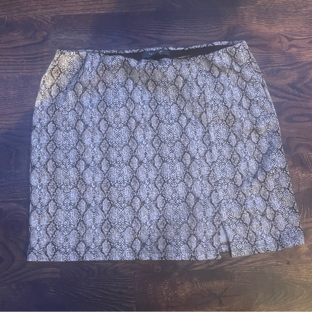 Primark Snakeskin Skirt Size 14